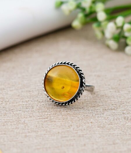 Arts Crystal Products Natural Labradorite Ring Set for Women,Vintage Joint Knuckle Stackable Rings Oval Gemstone Ring