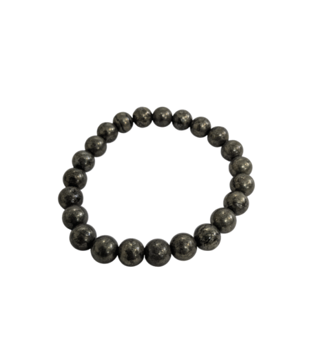 Pyrite Bracelet for Women Men's Gifts - Protection Healing Crystal Bracelet - 8mm Gemstone Beaded Adjustable