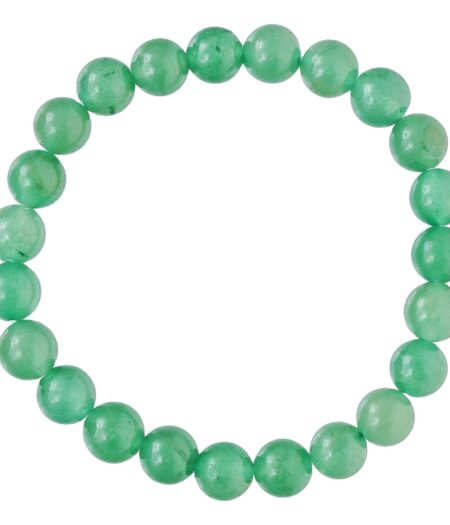 Jade Dark Green Bracelet for Women Men's Gifts - Protection Healing Crystal Bracelet - 8mm Gemstone Beaded Adjustable